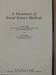 A Dictionary of Social Science Methods