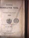 Magyarországi rendeletek tára 1888. IX-XII.