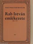 Rab István emlékezete