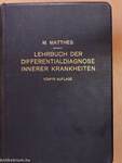 Lehrbuch der Differentialdiagnose innerer Krankheiten