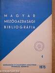 Magyar mezőgazdasági bibliográfia 1975/4