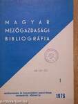 Magyar mezőgazdasági bibliográfia 1976/1