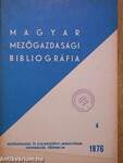 Magyar mezőgazdasági bibliográfia 1976/4