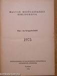 Magyar mezőgazdasági bibliográfia 1975.