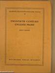 Twentieth Century English Prose I.