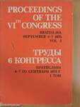 Proceedings of the VIth Congress I.