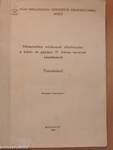 Matematikai módszerek alkalmazása a kohó- és gépipar IV. ötéves tervének készitésénél