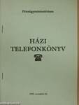 Házi telefonkönyv 1995