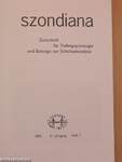 Szondiana 2001/1