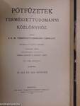 Természettudományi Közlöny 1912./Pótfüzetek a Természettudományi Közlönyhöz 1912. (nem teljes évfolyam)