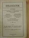 Dolgozatok a budapesti kir. m. Pázmány Péter-Tudományegyetem Anatomiai és a szegedi m. kir. Ferencz József-Tudományegyetem Anatomiai és Szövettani Intézetéből VII.