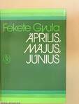 Április, május, június