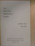 The New York Psychoanalytic Institute and Society 1968-1969