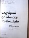 Vegyipari Gazdasági Tájékoztató 1978/4.