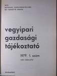 Vegyipari Gazdasági Tájékoztató 1979/1.