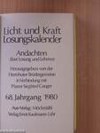 Licht und Kraft Losungskalender 1980