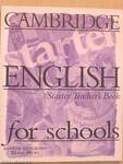 Cambridge English for schools - Starter Teacher's Book