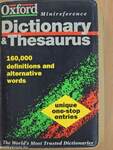 The Oxford Minireference Dictionary & Thesaurus