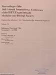 Proceedings of the 16th Annual International Conference of the IEEE Engineering in Medicine and Biology Society I-II