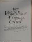 Your Variable Power Microwave Cookbook