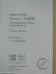 Functions of American English - Teacher's Manual