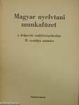 Magyar nyelvtani munkafüzet