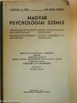 Magyar Psychologiai Szemle 1938. január-december