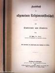 Handbuch der allgemeinen Religionswissenschaft 1-2. (gótbetűs)