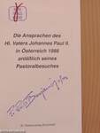 Die Ansprachen des HI. Vaters Johannes Paul II. in Österreich 1988 anläßlich seines Pastoralbesuches