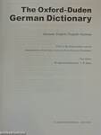 The Oxford-Duden German Dictionary