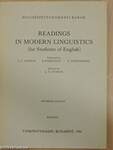 Readings in modern linguistics (for Students of English)