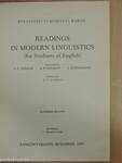 Readings in modern linguistics (for Students of English)