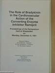 The Role of Bradykinin in the Cardiovascular Action of the Converting Enzyme Inhibitor Ramipril