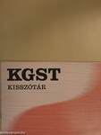 KGST kisszótár