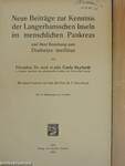 Neue Beiträge zur Kenntnis der Langerhansschen Inseln im menschlichen Pankreas und ihrer Beziehung zum Diabetes mellitus