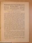 Természettudományi Közlöny 1930. november 15.