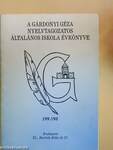A Gárdonyi Géza Nyelvtagozatos Általános Iskola évkönyve 1997/98