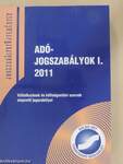 Adójogszabályok I. 2011