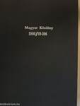 Magyar Közlöny 1998. október 1. - november 27.