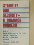 Stability and Security - A common Concern