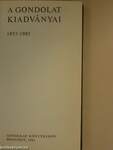 A Gondolat kiadványai 1957-1985