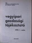 Vegyipari Gazdasági Tájékoztató 1970/1-6.