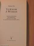 To Know a Woman