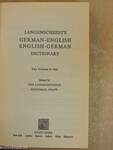 Langenscheidt's German-English, English-German dictionary