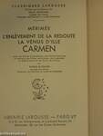 L'enlévement de la redoute/La vénus d'ille/Carmen