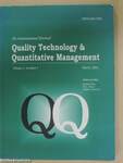 An International Journal Quality Technology & Quantitative Management March 2004