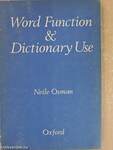 Word Function and Dictionary Use