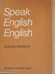 Speak English English