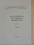 Acta Physica et Chimica Debrecina Tomus XXXI.
