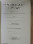 Természettudományi Közlöny 1907. január-december/Pótfüzetek a Természettudományi Közlönyhöz 1907. január-december